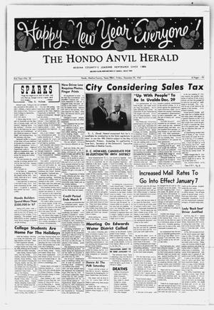 The Hondo Anvil Herald (Hondo, Tex.), Vol. 81, No. 52, Ed. 1 Friday, December 29, 1967
