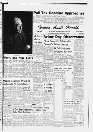 Hondo Anvil Herald (Hondo, Tex.), Vol. 72, No. 3, Ed. 1 Friday, January 17, 1958