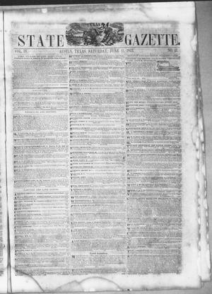 Texas State Gazette. (Austin, Tex.), Vol. 4, No. 43, Ed. 1, Saturday, June 11, 1853