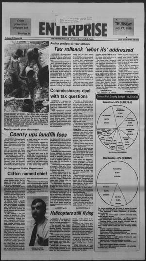 Polk County Enterprise (Livingston, Tex.), Vol. 107, No. 60, Ed. 1 Thursday, July 27, 1989