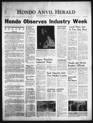 Hondo Anvil Herald (Hondo, Tex.), Vol. 77, No. 14, Ed. 1 Friday, April 5, 1963