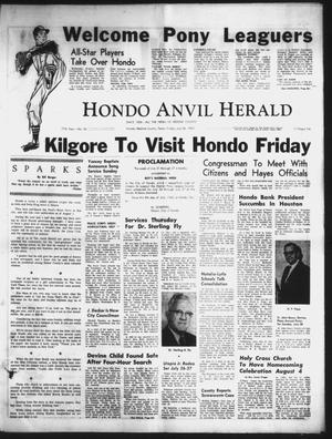 Hondo Anvil Herald (Hondo, Tex.), Vol. 77, No. 30, Ed. 1 Friday, July 26, 1963
