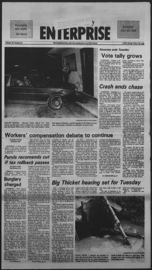 Polk County Enterprise (Livingston, Tex.), Vol. 107, No. 61, Ed. 1 Sunday, July 30, 1989