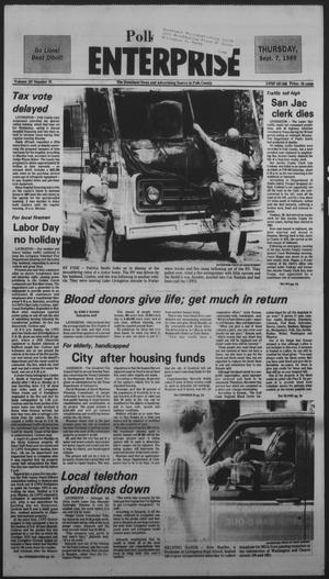 Polk County Enterprise (Livingston, Tex.), Vol. 107, No. 72, Ed. 1 Thursday, September 7, 1989