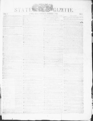 Primary view of object titled 'Texas State Gazette. (Austin, Tex.), Vol. 5, No. 8, Ed. 1, Saturday, October 8, 1853'.