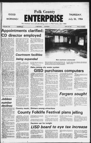 Polk County Enterprise (Livingston, Tex.), Vol. 102, No. 57, Ed. 1 Thursday, July 26, 1984
