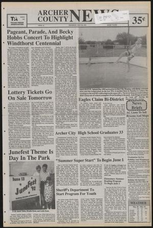 Archer County News (Archer City, Tex.), No. 22, Ed. 1 Thursday, May 28, 1992