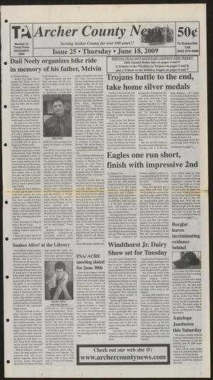 Archer County News (Archer City, Tex.), No. 25, Ed. 1 Thursday, June 18, 2009