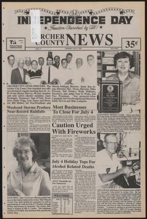 Archer County News (Archer City, Tex.), No. 27, Ed. 1 Thursday, July 2, 1992