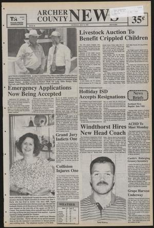 Archer County News (Archer City, Tex.), No. 28, Ed. 1 Thursday, July 9, 1992