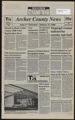 Archer County News (Archer City, Tex.), No. 4, Ed. 1 Thursday, January 27, 2000