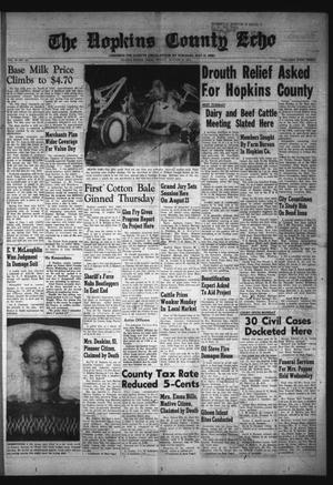 The Hopkins County Echo (Sulphur Springs, Tex.), Vol. 79, No. 34, Ed. 1 Friday, August 20, 1954