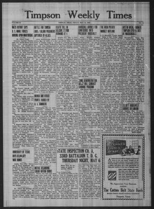 Timpson Weekly Times (Timpson, Tex.), Vol. 58, No. 20, Ed. 1 Friday, May 14, 1943