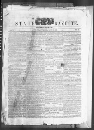 Texas State Gazette. (Austin, Tex.), Vol. 6, No. 47, Ed. 1, Wednesday, July 11, 1855