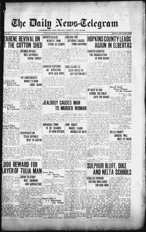 The Daily News-Telegram (Sulphur Springs, Tex.), Vol. 27, No. 163, Ed. 1 Sunday, July 19, 1925