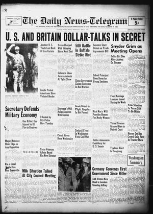 The Daily News-Telegram (Sulphur Springs, Tex.), Vol. 51, No. 213, Ed. 1 Wednesday, September 7, 1949