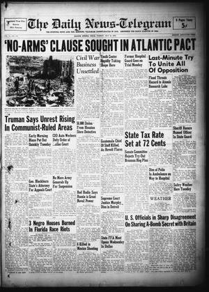 The Daily News-Telegram (Sulphur Springs, Tex.), Vol. 51, No. 170, Ed. 1 Tuesday, July 19, 1949
