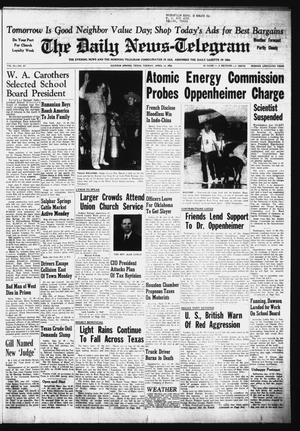 The Daily News-Telegram (Sulphur Springs, Tex.), Vol. 56, No. 87, Ed. 1 Tuesday, April 13, 1954