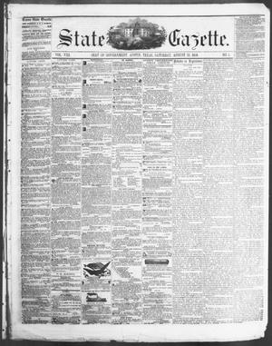 State Gazette. (Austin, Tex.), Vol. 8, No. 1, Ed. 1, Saturday, August 23, 1856