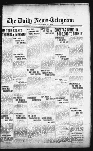 The Daily News-Telegram (Sulphur Springs, Tex.), Vol. 27, No. 166, Ed. 1 Wednesday, July 22, 1925