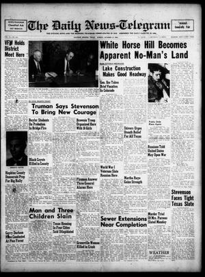The Daily News-Telegram (Sulphur Springs, Tex.), Vol. 54, No. 243, Ed. 1 Sunday, October 12, 1952