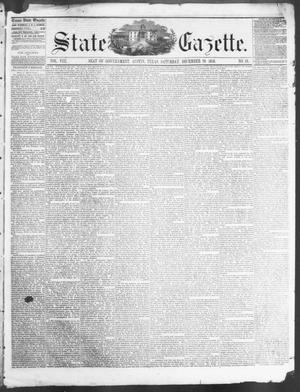 State Gazette. (Austin, Tex.), Vol. 8, No. 18, Ed. 1, Saturday, December 20, 1856