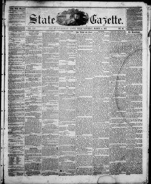 Primary view of object titled 'State Gazette. (Austin, Tex.), Vol. 8, No. 30, Ed. 1, Saturday, March 14, 1857'.