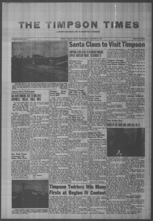 The Timpson Times (Timpson, Tex.), Vol. 78, No. 50, Ed. 1 Friday, December 13, 1963