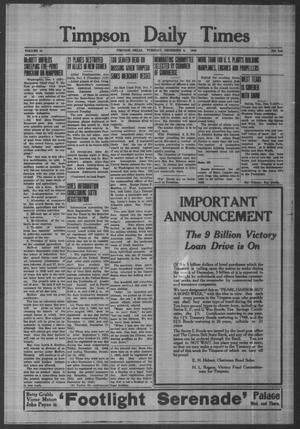 Timpson Daily Times (Timpson, Tex.), Vol. 41, No. 242, Ed. 1 Tuesday, December 8, 1942