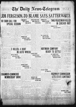 The Daily News-Telegram (Sulphur Springs, Tex.), Vol. 27, No. 276, Ed. 1 Friday, November 27, 1925