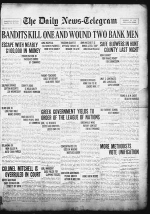The Daily News-Telegram (Sulphur Springs, Tex.), Vol. 27, No. 251, Ed. 1 Thursday, October 29, 1925