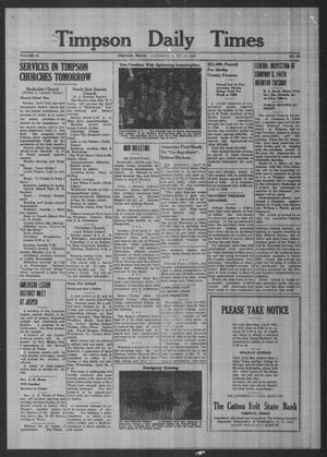 Timpson Daily Times (Timpson, Tex.), Vol. 39, No. 80, Ed. 1 Saturday, April 20, 1940