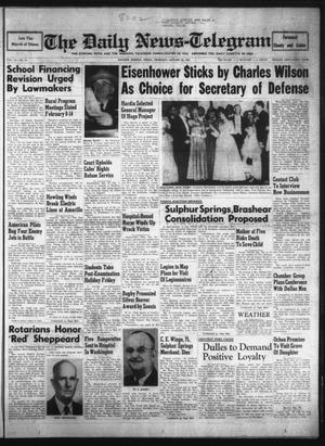 The Daily News-Telegram (Sulphur Springs, Tex.), Vol. 55, No. 18, Ed. 1 Thursday, January 22, 1953