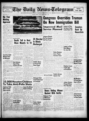 The Daily News-Telegram (Sulphur Springs, Tex.), Vol. 54, No. 153, Ed. 1 Friday, June 27, 1952