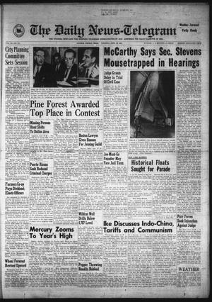 The Daily News-Telegram (Sulphur Springs, Tex.), Vol. 56, No. 136, Ed. 1 Thursday, June 10, 1954