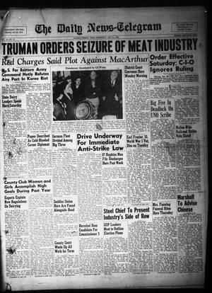 Primary view of object titled 'The Daily News-Telegram (Sulphur Springs, Tex.), Vol. 48, No. 21, Ed. 1 Wednesday, January 23, 1946'.