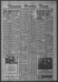 Thumbnail image of item number 1 in: 'Timpson Weekly Times (Timpson, Tex.), Vol. 69, No. 43, Ed. 1 Friday, October 22, 1954'.