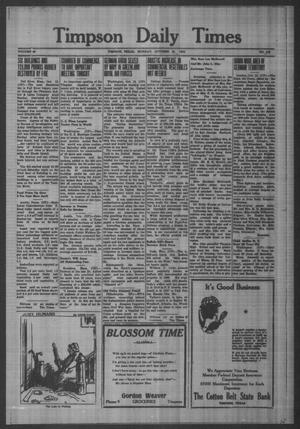 Timpson Daily Times (Timpson, Tex.), Vol. 40, No. 203, Ed. 1 Monday, October 13, 1941