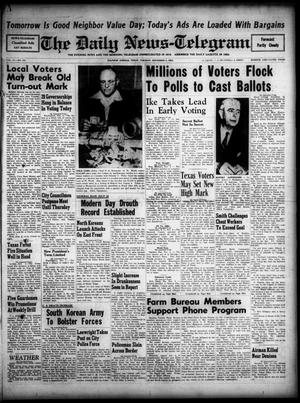 The Daily News-Telegram (Sulphur Springs, Tex.), Vol. 54, No. 263, Ed. 1 Tuesday, November 4, 1952