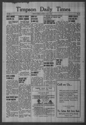 Primary view of object titled 'Timpson Daily Times (Timpson, Tex.), Vol. 41, No. 131, Ed. 1 Saturday, July 4, 1942'.