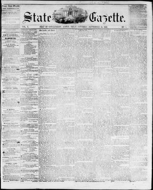 State Gazette. (Austin, Tex.), Vol. 10, No. 7, Ed. 1, Saturday, September 25, 1858