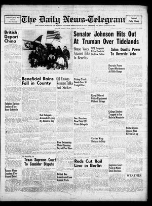 The Daily News-Telegram (Sulphur Springs, Tex.), Vol. 54, No. 119, Ed. 1 Monday, May 19, 1952