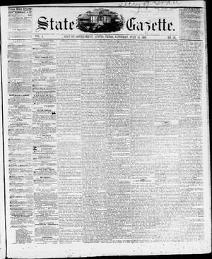 State Gazette. (Austin, Tex.), Vol. 10, No. 50, Ed. 1, Saturday, July 23, 1859