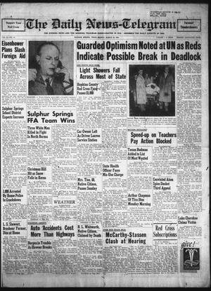 The Daily News-Telegram (Sulphur Springs, Tex.), Vol. 55, No. 75, Ed. 1 Monday, March 30, 1953