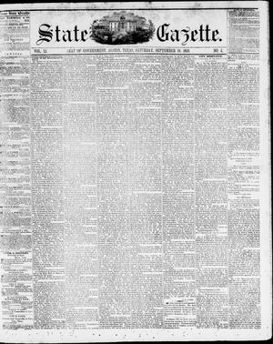 Primary view of object titled 'State Gazette. (Austin, Tex.), Vol. 11, No. 5, Ed. 1, Saturday, September 10, 1859'.