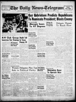 The Daily News-Telegram (Sulphur Springs, Tex.), Vol. 54, No. 160, Ed. 1 Monday, July 7, 1952