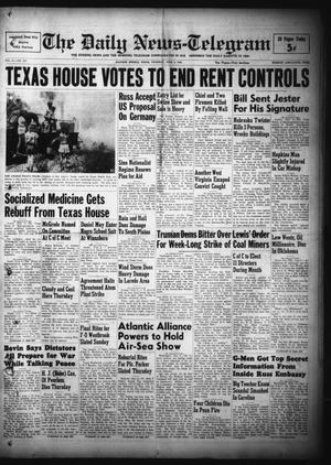 The Daily News-Telegram (Sulphur Springs, Tex.), Vol. 51, No. 137, Ed. 1 Thursday, June 9, 1949