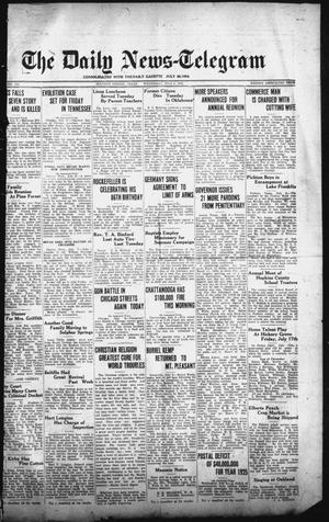 The Daily News-Telegram (Sulphur Springs, Tex.), Vol. 27, No. 154, Ed. 1 Wednesday, July 8, 1925
