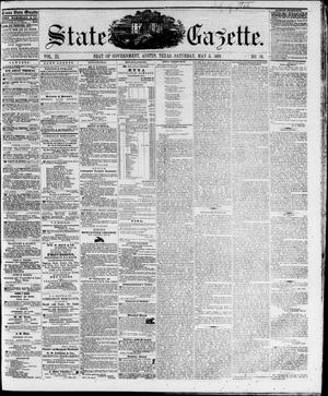 Primary view of object titled 'State Gazette. (Austin, Tex.), Vol. 11, No. 39, Ed. 1, Saturday, May 5, 1860'.