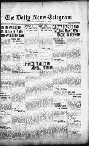 The Daily News-Telegram (Sulphur Springs, Tex.), Vol. 27, No. 160, Ed. 1 Wednesday, July 15, 1925